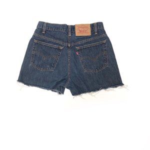 VINTAGE LEVI'S HIGH WAIST SHORTS 30 MEDIUM WASH